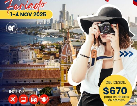 Cartagena Feriado Nov 1 al 4 - 2025
