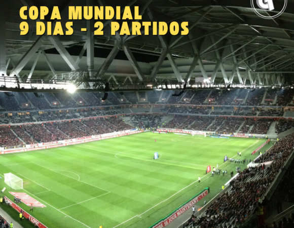 COPA MUNDIAL 2026 9 DÍAS – 2 PARTIDOS