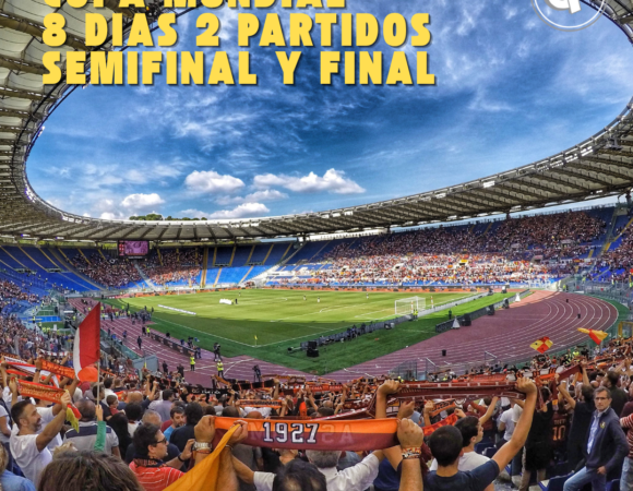 COPA MUNDIAL 2026 8 DÍAS – 2 PARTIDOS SEMIFINAL Y FINAL