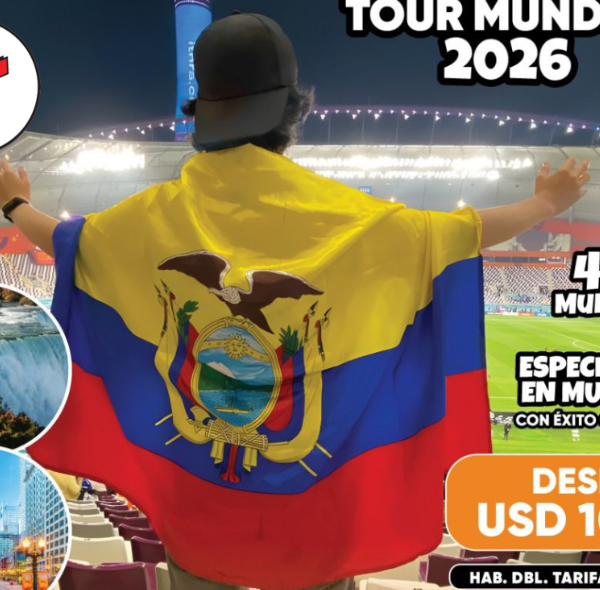 Mundial Estados Unidos 2026 - Primera Fase 11 ciudades, Paquete Completo. 15 Noches, 16 Días, 3 Partidos.